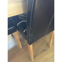 Table and chairs