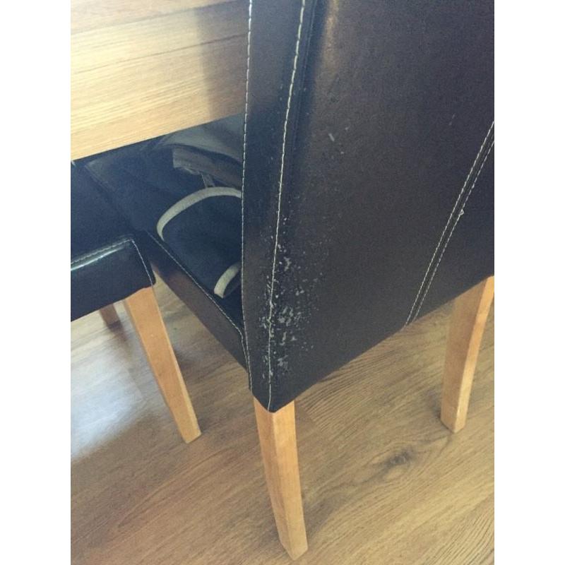 Table and chairs