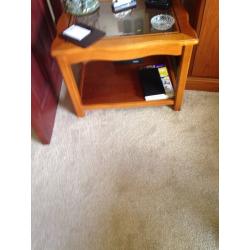 Telephone or side table for Living room matches wall unit and other table I have