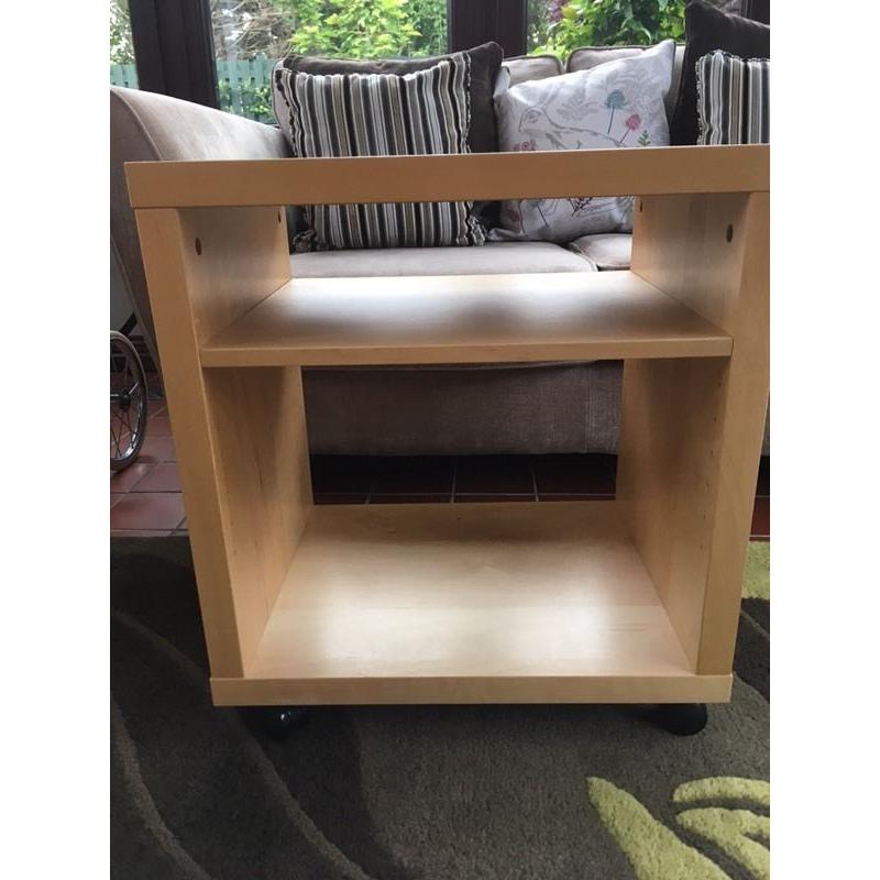 Malm bedside unit and tall chest of drawers