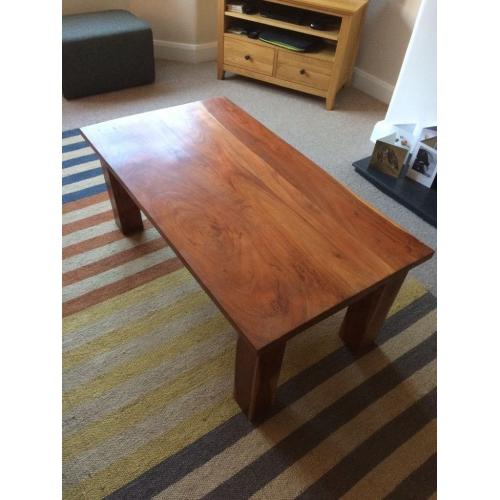 Red Wood Coffee Table