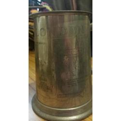 Finest English pewter pint tankard, Sheffield