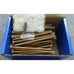 CONCRETE WINDOW & DOOR FRAME SCREWS x 100 7.5 x 122mm