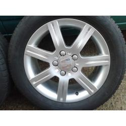 GENUINE SEAT LEON TOLEDO ALTEA 16" ALLOYS. 5X112PCD VW GOLF JETTA CADDY PASSAT