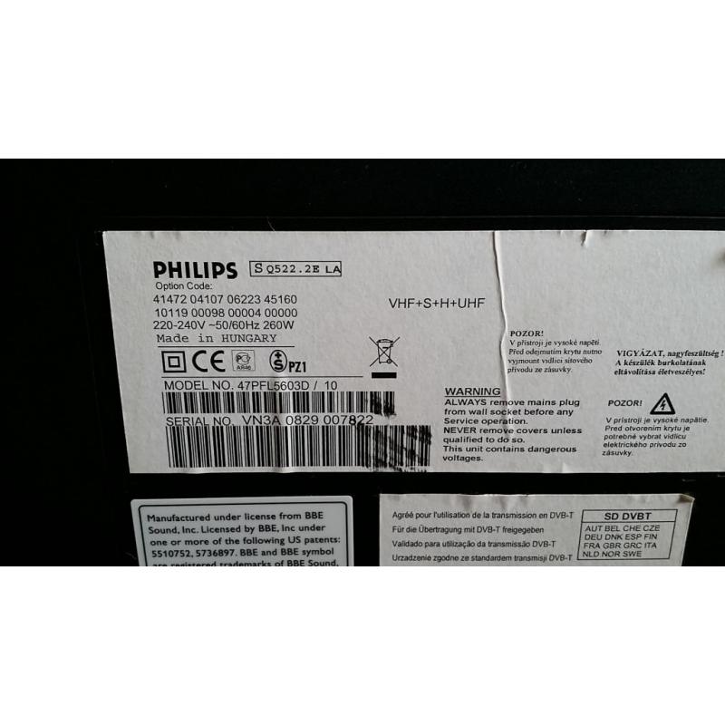 Philips 47" LCD TV television