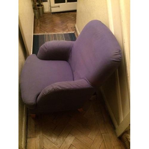 Blue Ikea Armchair With Fully Washable Covers Low Price