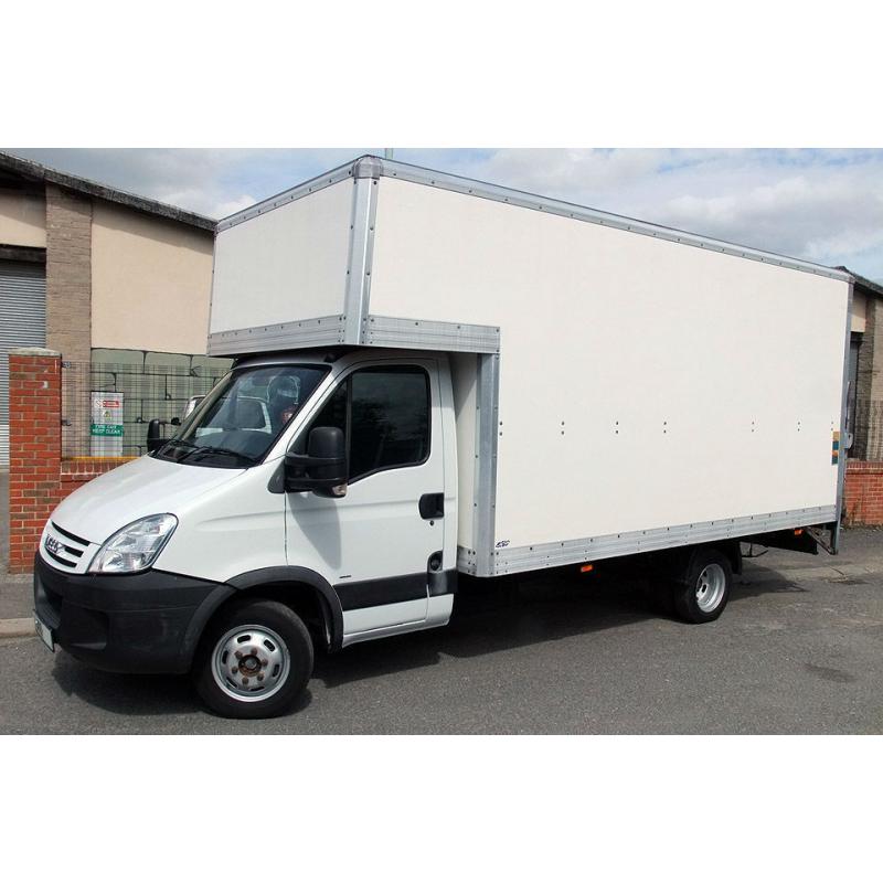 6am-11pm XL LUTON VAN TAIL LIFT MAN and van ALL LONDON barnet house moves europe london office flat