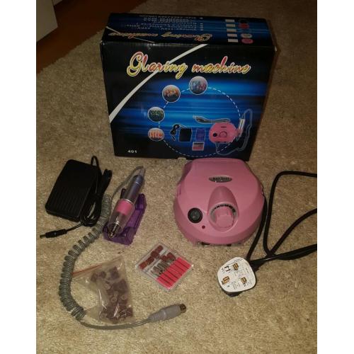 Nail drill used twice like new