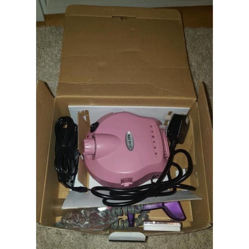 Nail drill used twice like new