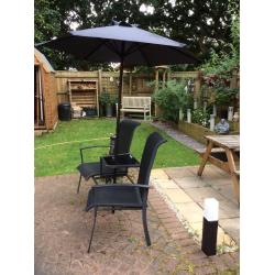Two seater Love Seat with umbrella