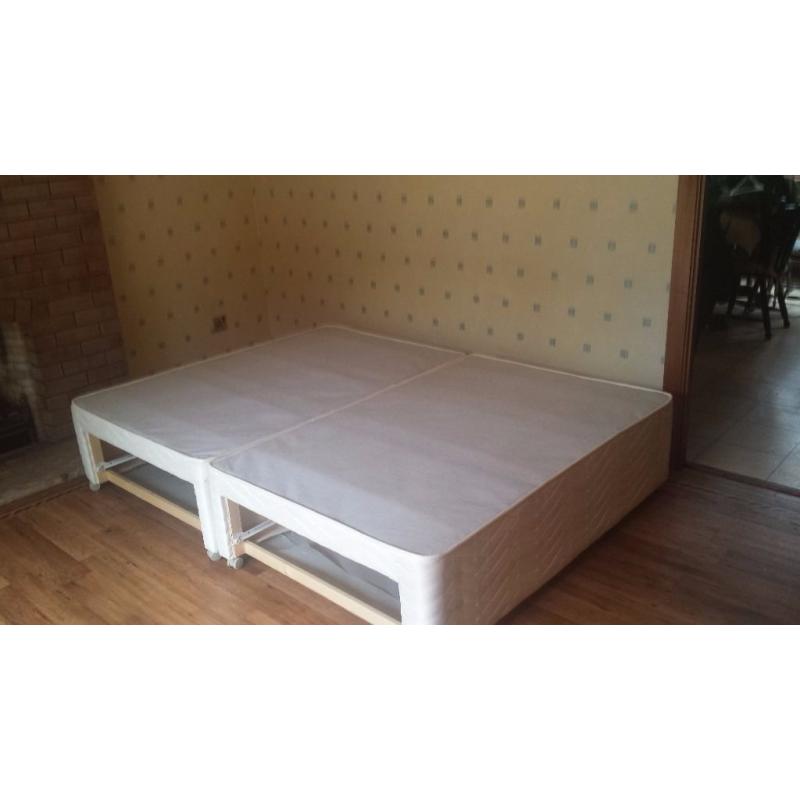 Kingsize Divan Storage Bed with 4 Drawers and Mattress (Free Local Delivery)
