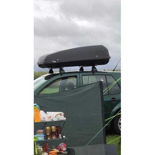 Halfords 420l roof box and fittings ** SOLD**