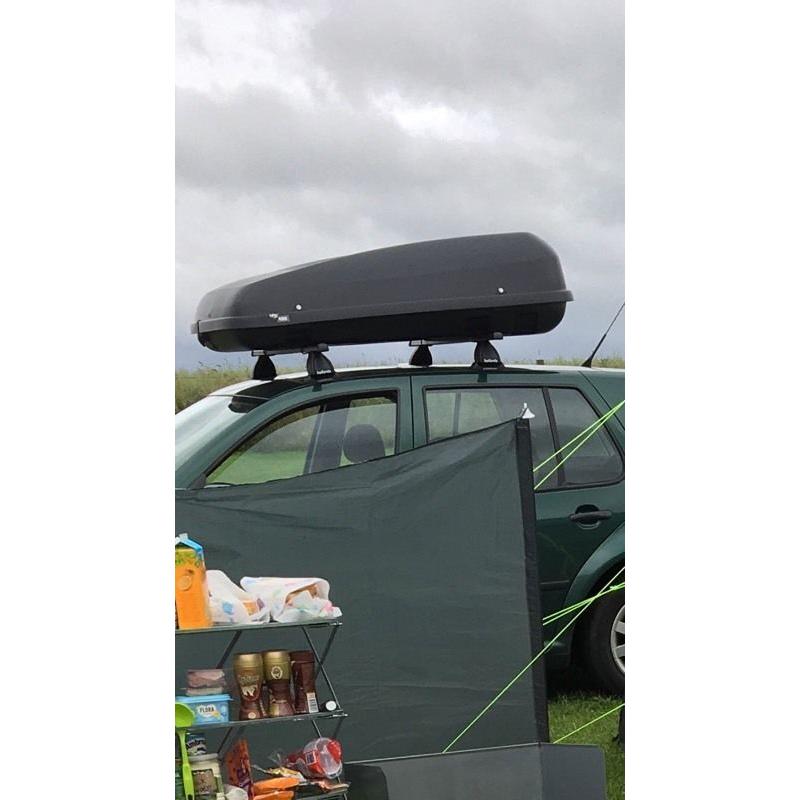 Halfords 420l roof box and fittings ** SOLD**