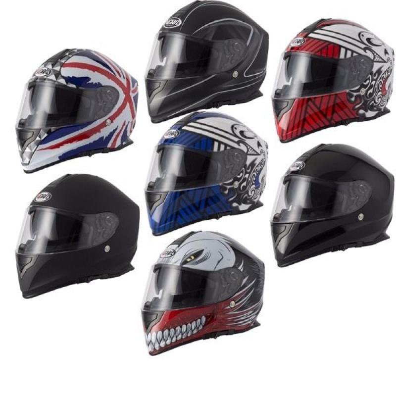 Check out the new helmets at kickstart motorcycles Bluetooth etc