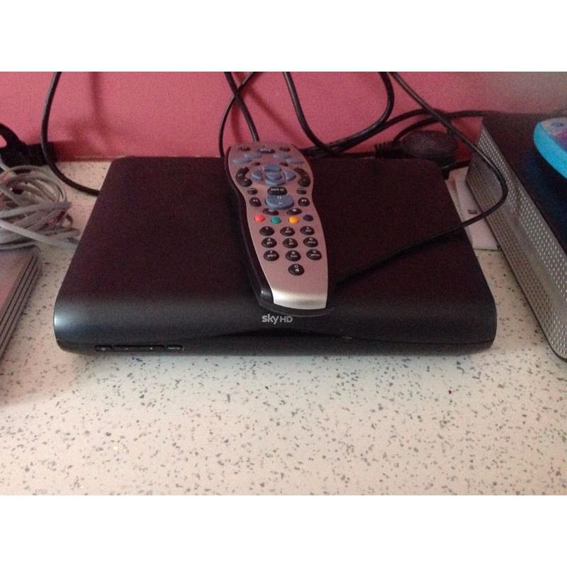 Sky multi room HD box with leads and remote