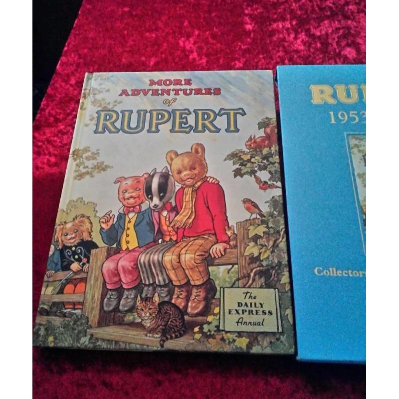 Rare Rupert the Bear 1953 annual in box
