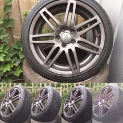 18" Genuine Audi S-line alloy wheels
