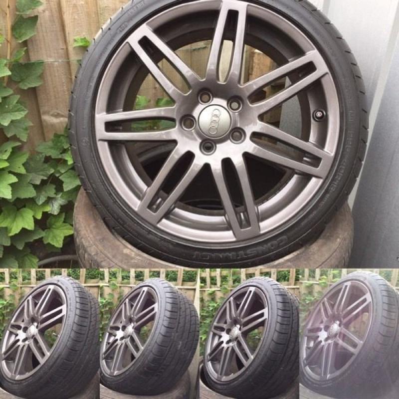 18" Genuine Audi S-line alloy wheels