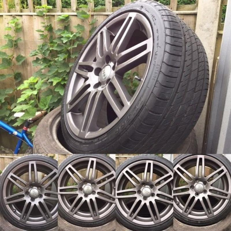18" Genuine Audi S-line alloy wheels