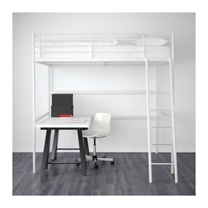 IKEA Tromso white loft bed for sale