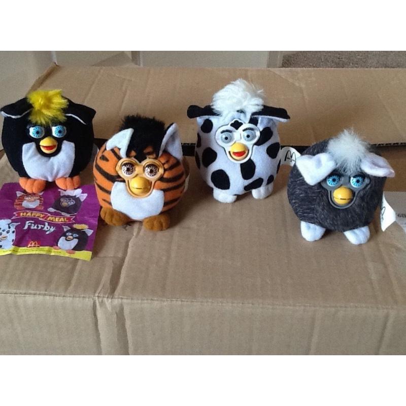 FURBY COMPLETE SET OF 4