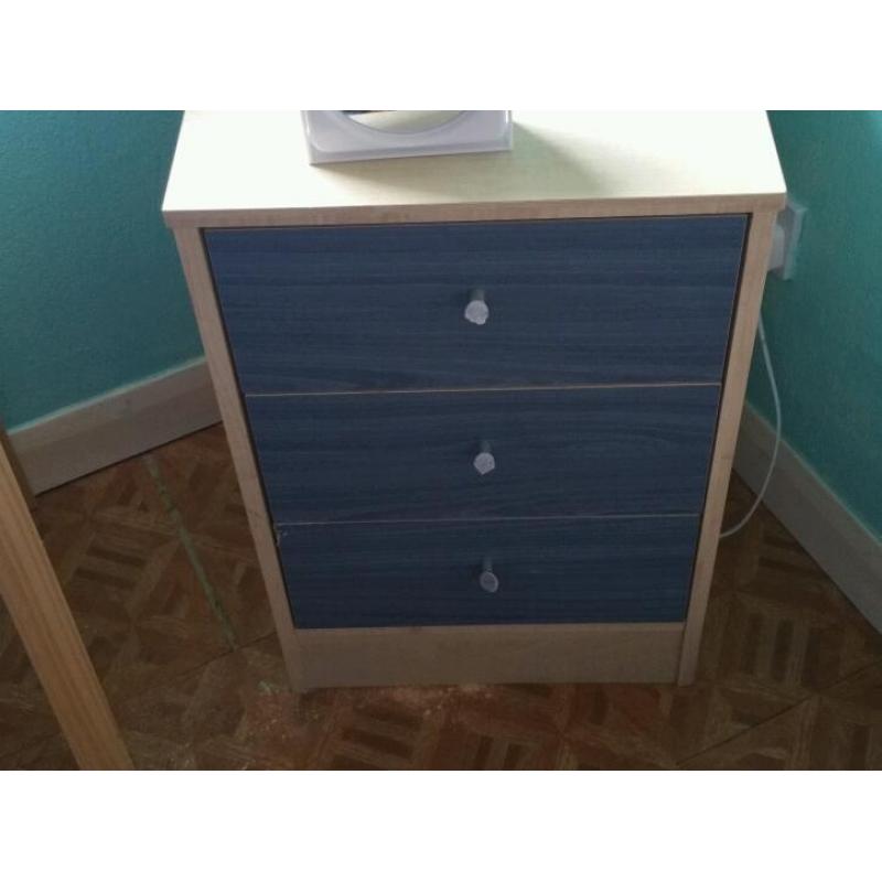 Wardrobe,beside and drawer
