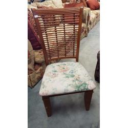 Lovely Little Chair Upholstered In Floral Fabric