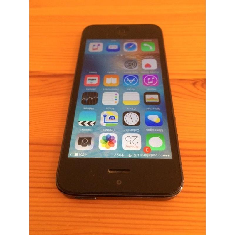 Black iPhone 5 (unlocked, free delivery, more phones available)
