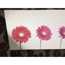 Canvas flower picture