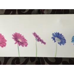 Canvas flower picture