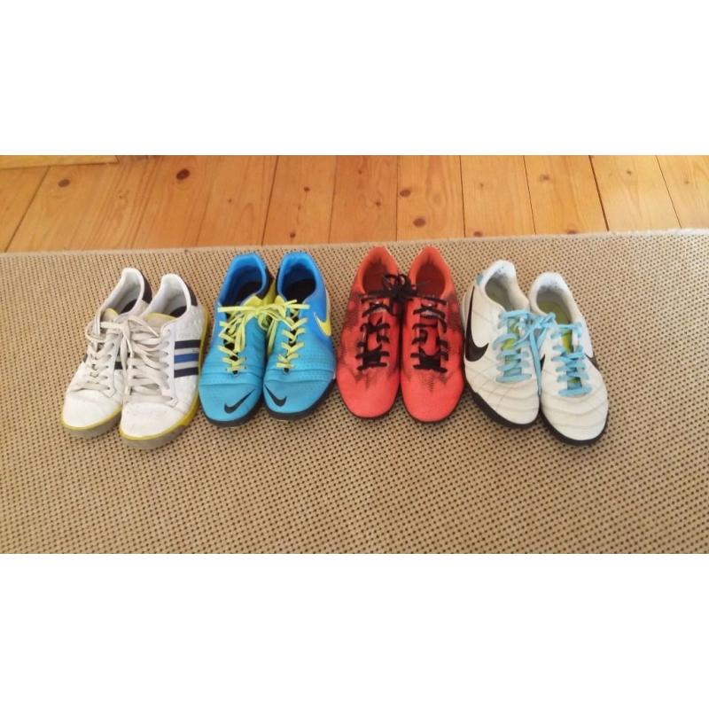 Trainers and football boots