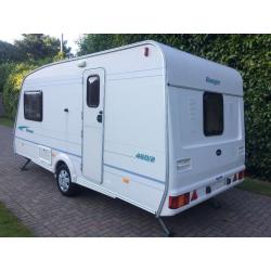 Bailey Ranger 460/2 2 berth 2002 Caravan with Motor Movers and Full Awning