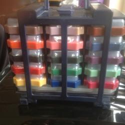 New set of 40 Rubber Stamp Inks. Collection Only