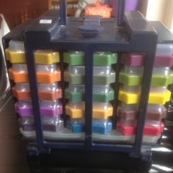 New set of 40 Rubber Stamp Inks. Collection Only