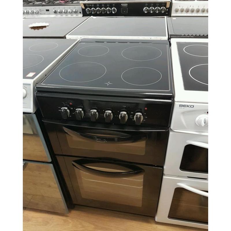 Belling Double oven electric cooker 50cm width. Free local delivery