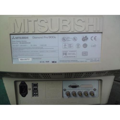 19'' Mitsubishi Diamond Pro 900U Diamondtron NF - FLAT SCREEN CRT MONITOR N8 E**Y ITEM 262535455310