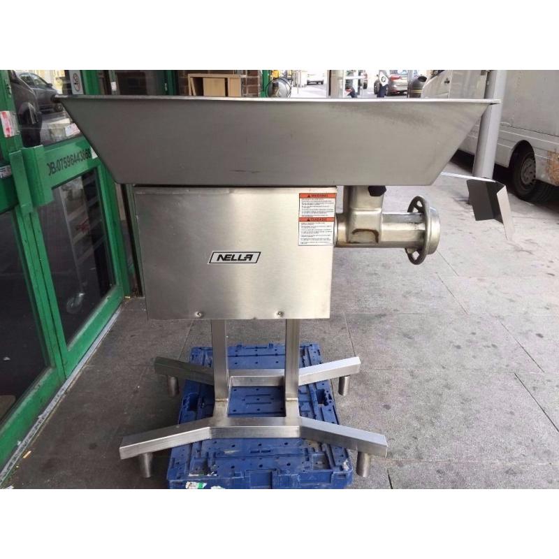 COMMERCIAL CATERING AMERICAN NELLA STYLE 32 SIZE MEAT MINCER CUISINE DINING BUTCHERS RESTAURANT BAR
