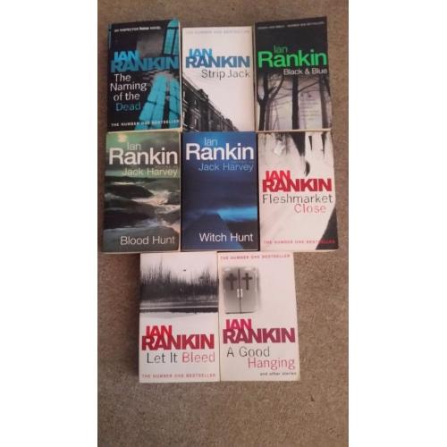 8x Ian Rankin books