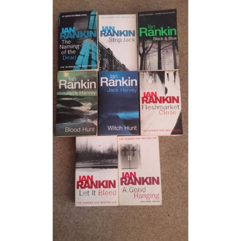 8x Ian Rankin books