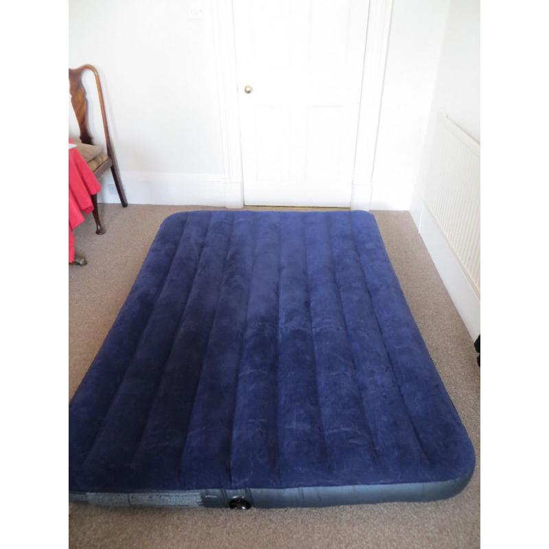 Queen sized inflatable bed - ideal for house guests, or in a large tent