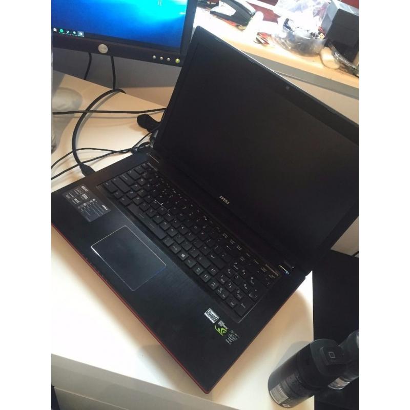 MSI Apache Pro Gaming Laptop GE70 2PE | High spec, must see! Comes with a case!!