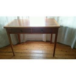 Wooden desk and chair