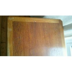 Wooden desk and chair