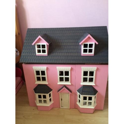 Dolls house and furniture
