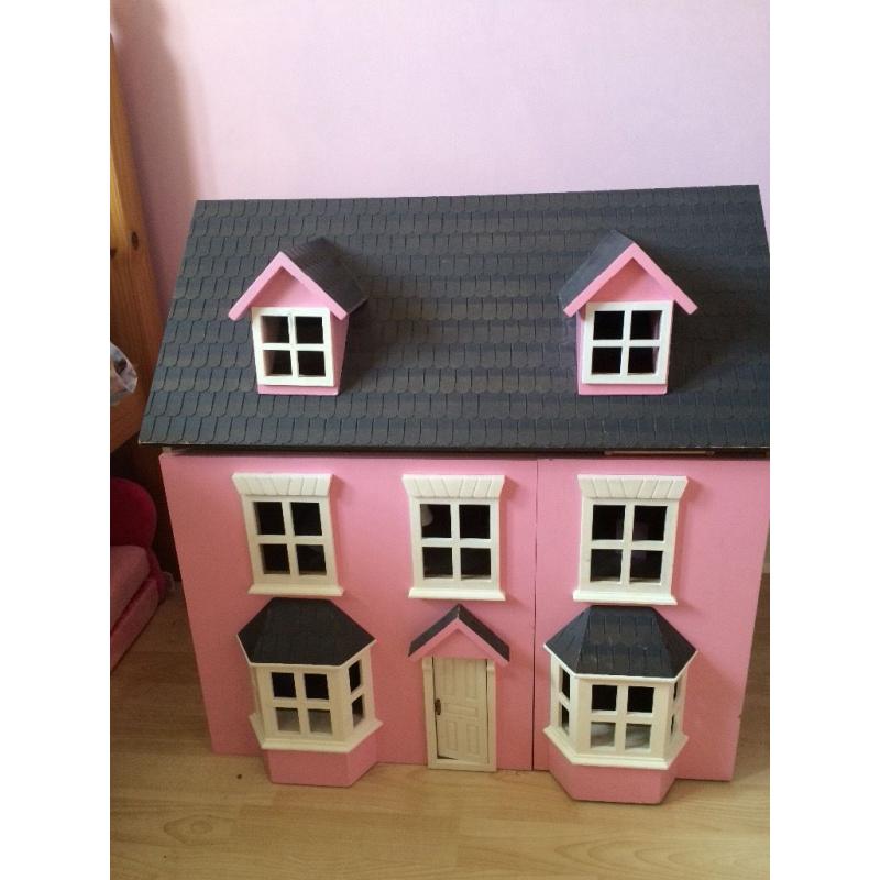 Dolls house and furniture