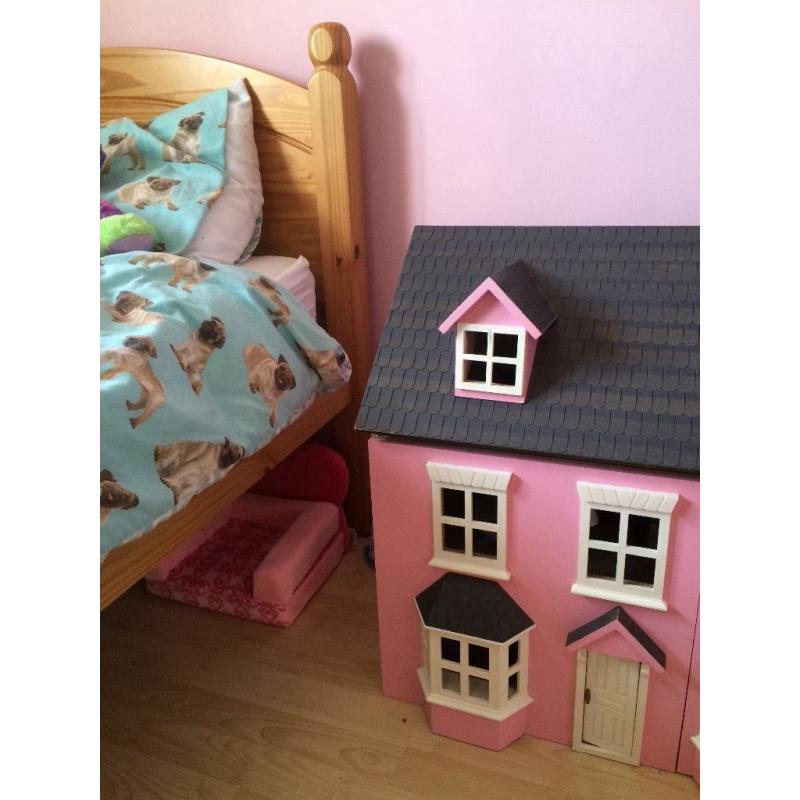 Dolls house and furniture
