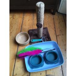 Cat Litter Tray and Accessories