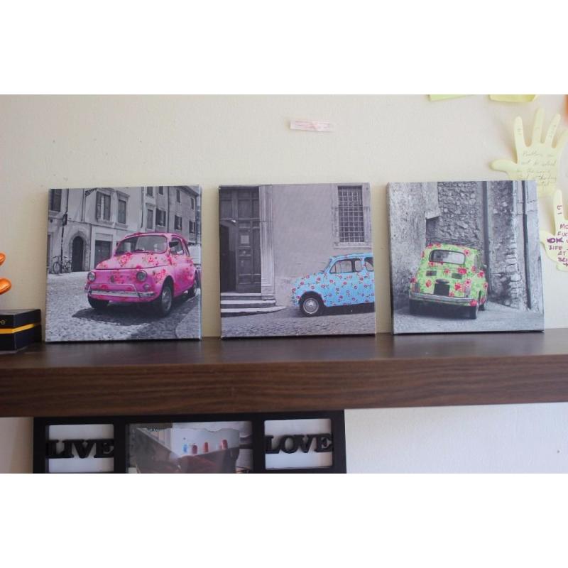 3x Canvas Set