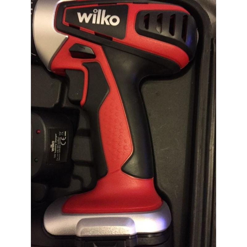 Brand new Wilko 18v Power Drill with case and drill bits