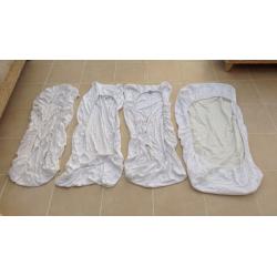 Children's Cot Bed size sheets inc waterproof mattress protector, John Lewis